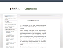 Tablet Screenshot of corporatehill.com